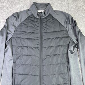 Ben Hogan Jacket Men’s Small Black Full Zip Mock Neck Long Sleeve Golf